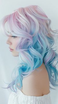 Get ready to indulge your sweet tooth and satisfy your craving for stunning hair with these 32 dreamy cotton candy hairstyles. These delectable looks feature soft, pastel hues that blend seamlessly, creating a mesmerizing effect