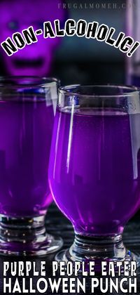 Purple People Eater Halloween Punch (Non-Alcoholic) - Frugal Mom Eh!