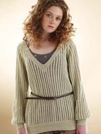 Rowan Slouchy Lace Sweater in Rowan Wool Cotton 4 Ply. Discover more knitting patterns by Rowan at LoveKnitting.COM.