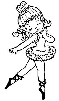 *girls coloring pictures ballet coloring pages 1.gif