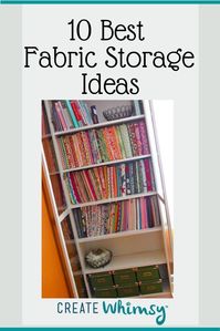 10 Best Fabric Storage Ideas - Create Whimsy