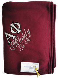 https://flic.kr/p/8JT2jA | Sorority Little Sis Blanket | www.initial-impressions.com/shop/home/budget_blankets/reg...  The traditional gift from the big sis to the little sis