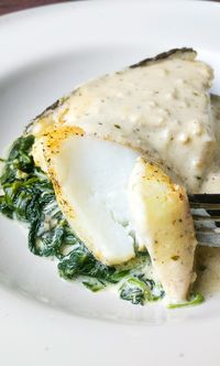 Foil Baked Chilean Sea Bass with Lemon Parmesan Cream Sauce | Dude That Cookz