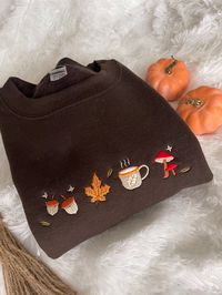 For all my fall girlies and boys 🤎🍂 This comfortable and soft fleece sweatshirt is perfect for all the upcoming chilly Fall evenings and mornings!  This sweatshirt is available in 4 colors:  🍂 Heather Gray 🍂 Sand 🍂 Green 🍂 Brown If there is a color you have in mind other than the ones listed, send me a message and I can help.  -Sweatshirt brand: Gildan -Sizes available: Adult Small - Adult 3XL -Fit: slightly oversized fit - I'd suggest your normal size or size up once for a true oversize f