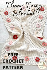 FREE CROCHET BABY GIRL BLANKET- The Flower Fairy Blanket – The Moule Hole