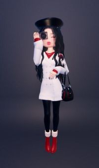 Photographer placed fourth #Roblox #DTI #Dresstoimpress #Chic girly roblox outfit, dress to impress, outfit, combo, dress, cozy, cute, aesthetic, dti, look, theme, style, fashion, romantic, red, photographer