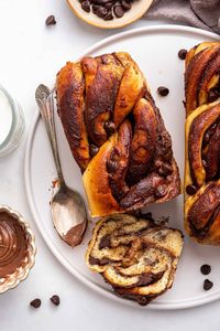 Bread Bakery Chocolate Babka - Feeling Foodish