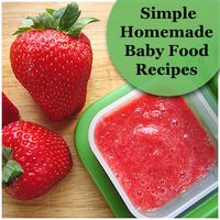 Homemade baby food recipes