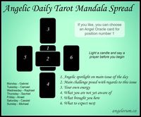 Angelic Daily Tarot Mandala Spread