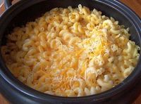 Crockpot mac'n'cheese