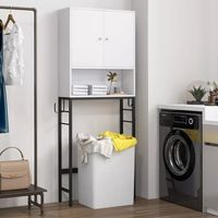 Description: Improve your bathroom organization with our classified toilet storage cabinet, designed to provide ample storage for toiletries, cosmetics, paper, and towels.