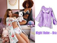 night robe + bra - cool