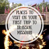 PLACES TO VISIT ON YOUR FIRST TRIP TO BRANSON, MISSOURI // #Branson #Missouri #BransonMisssouri #MissouriVacation #BransonVacation #MissouriFamilyTrip #BransonFamilyTrip #SilverDollarCity #DollyPartonStampede #HollywoodWaxMuseum #dinosaur #familytravel #familyvacation #travelblog #traveltips #travelblogger