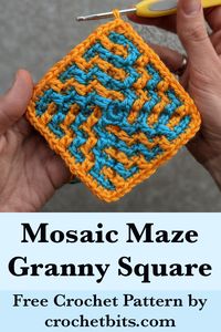 Explore the intricate beauty of our Crochet Mosaic Maze Granny Square pattern! Perfect for adding a sophisticated twist to blankets, pillows, and more. Dive into this fun and engaging project to elevate your crochet skills! ⁠ #crochetmosaic⁠ #crochetmosaicgrannysquare⁠ #mosaicgrannysquare⁠ #crochetpattern⁠ #crochet⁠ #howtocrochet⁠ #crochetgrannysquare ⁠ #grannysquare ⁠ #crochetsquare ⁠ #crochetgranny