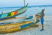 Ivory Coast: On the Beach in Cote d'Ivoire