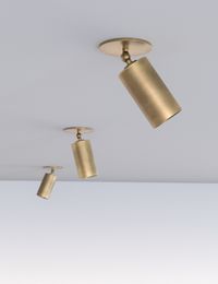 The Baton Spotlight is a minimal cylinder light fixture perfect for creating directional and accent lighting. Its 3000K LED light works on vaulted ceilings and its hand-applied finishes give it a unique quality. Create the perfect atmosphere with the Baton Spotlight. Note: Lamp is user replaceable, available in either 2700k or 3000k.