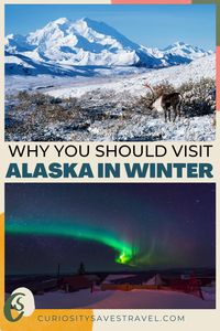 Winter in Alaska bucket list! Discover the best places to visit in Alaska + 15 reasons to visit Alaska in winter that inspire you to visit, like watching the Aurora. | things to do in Alaska | USA travel | what to do in Alaska | winter in Alaska | places in Alaska | places to go in Alaska | Alaska attractions | Alaska winter | when to visit Alaska | local tips for Alaska | Alaska local travel tips | activities to do in Alaska in winter | USA winter | winter activities in Alaska | #Alaska #winter