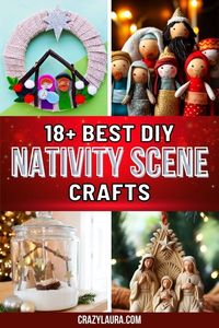 Bring the magic of Christmas to life with DIY nativity scene craft ideas. Easy and festive projects to make your holiday decor truly shine! #DIY #NativityCrafts #Christmas #Decor