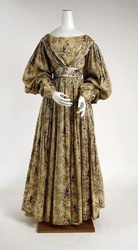 fashionsfromhistory:  Dress 1828-1830 United States MET