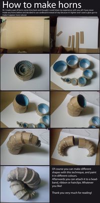 How to make horns by ~MonkeyNumber5 on deviantART