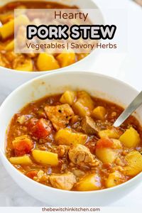 Hearty and flavorful Pork Stew made with tender chunks of pork, vegetables, and savory herbs, perfect for a comforting meal on a chilly day. This easy recipe is ideal for slow cooking or a quick weeknight dinner.