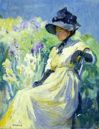 Mabel May Woodward "Woman in a Garden", no date