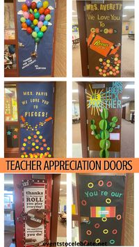 Teacher appreciation door ideas