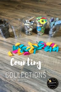 Why I use counting collections in my first grade classroom to build number sense and practice skip counting!