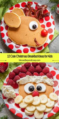 Help the kiddos count down the 12 days to Christmas by making a different breakfast each morning. @blessedbeyondcrazy #Christmas #popularpins