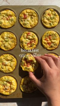 Fluffy and flavorful, these veggie and egg muffins are a delicious, protein-packed breakfast. Make them ahead for a quick and easy morning meal!