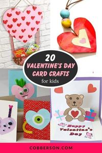 20 Valentine's Day card crafts for preschoolers - Cobberson + Co.