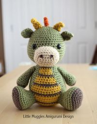 Amigurumi Crochet Pattern - Spike the Dragon