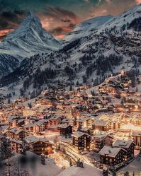 Winter Night in Switzerland - Imgur