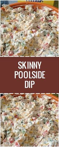 SKINNY POOLSIDE DIP #cooking #homemade