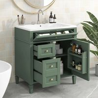 Kaiyi 1 30'' Single Bathroom Vanity Base Only | Wayfair