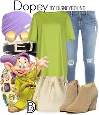 Dopey-inspired fashion from DisneyBound and Snow White and the Seven Dwarfs!