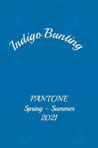 Pantone Indigo Bunting #pantone #fashion #trends #color #ss2021 #