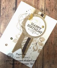 Just Sponge It: Happy Birthday, Everything Eleanor, Hey You, KInda Eclectic & Gorgeous Grunge stamp sets. DIY, Stampin' Up!, Birthday cards