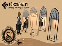 The Sims Resource - Modern Victorian Gothic - Obsidian Mirror 2