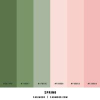 Light Pink and Green ― Color Scheme 45 1 - Fab Mood | Wedding Colours, Wedding Themes, Wedding colour palettes