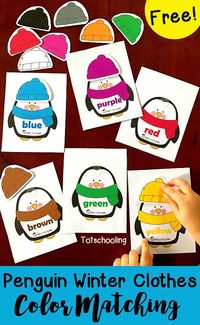 If you have a little one who is learning their colors, this set of penguin printables with color matching clothes is a super cute way to help them learn. Get the free downloads from Tot Schooling, …