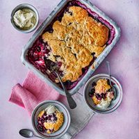 Blueberry, ginger and lime cobbler recipe by Nik Sharma | Food | The Guardian