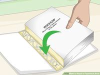 How to repair a paperback book