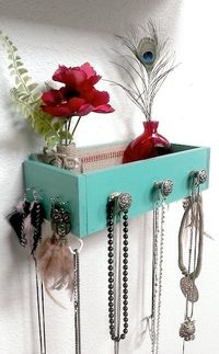 Use old drawers for creative shelves. | Community Post: 41 Creative DIY Hacks To Improve Your Home