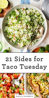 21 Sides to Spice Up Your Taco Tuesday Recipe - Love and Lemons