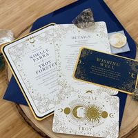 Celestial Wedding Invitation Suite Editable Template - Etsy