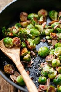 Tart Cherry Glazed Brussels Sprouts and The Greatest Holiday Side Dish Recipes Ever | Betsylife.com 