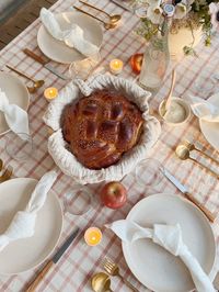 my rosh hashanah table - almost makes perfect