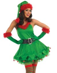 Ladies Christmas Elf Costume