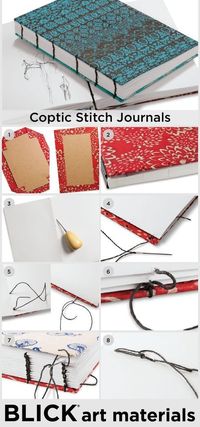 As early as the 2nd century AD, Coptic Christians living in Egypt employed a simple stitching method to bind books. Still in use today, an advantage of journals sewn in the Coptic style is that they lie completely flat when open. Use bleedproof paper, watercolor paper, or any multi-media paper to customize your Coptic journal!